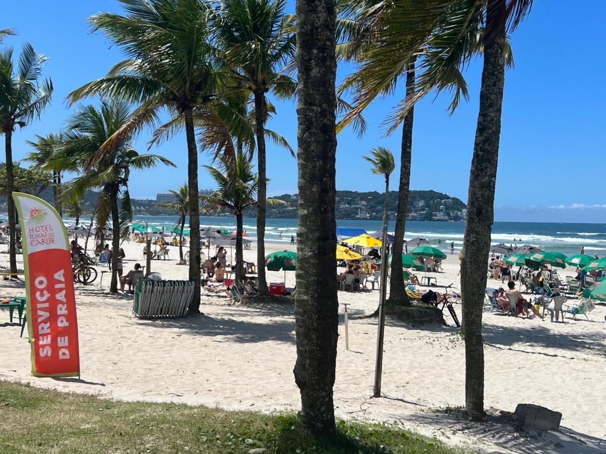 Hotel Ilhas Do Caribe - Na Melhor Regiao Da Praia Da Enseada Guarujá Kültér fotó